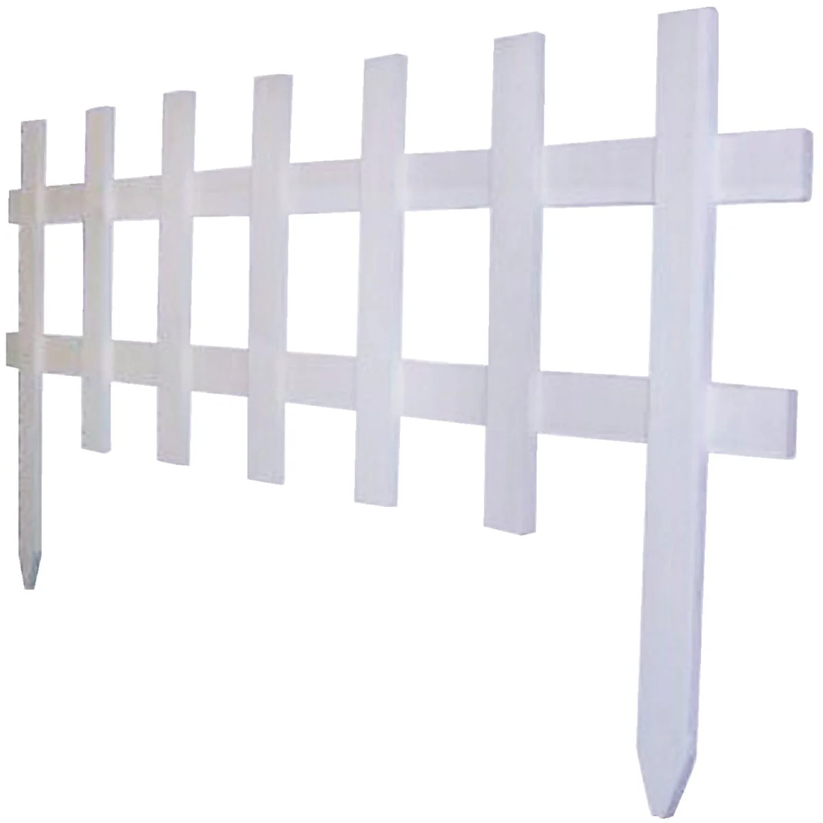 Greenes Fence 18 In. H x 3 Ft. L Wood Decorative Border Fence Contemporary