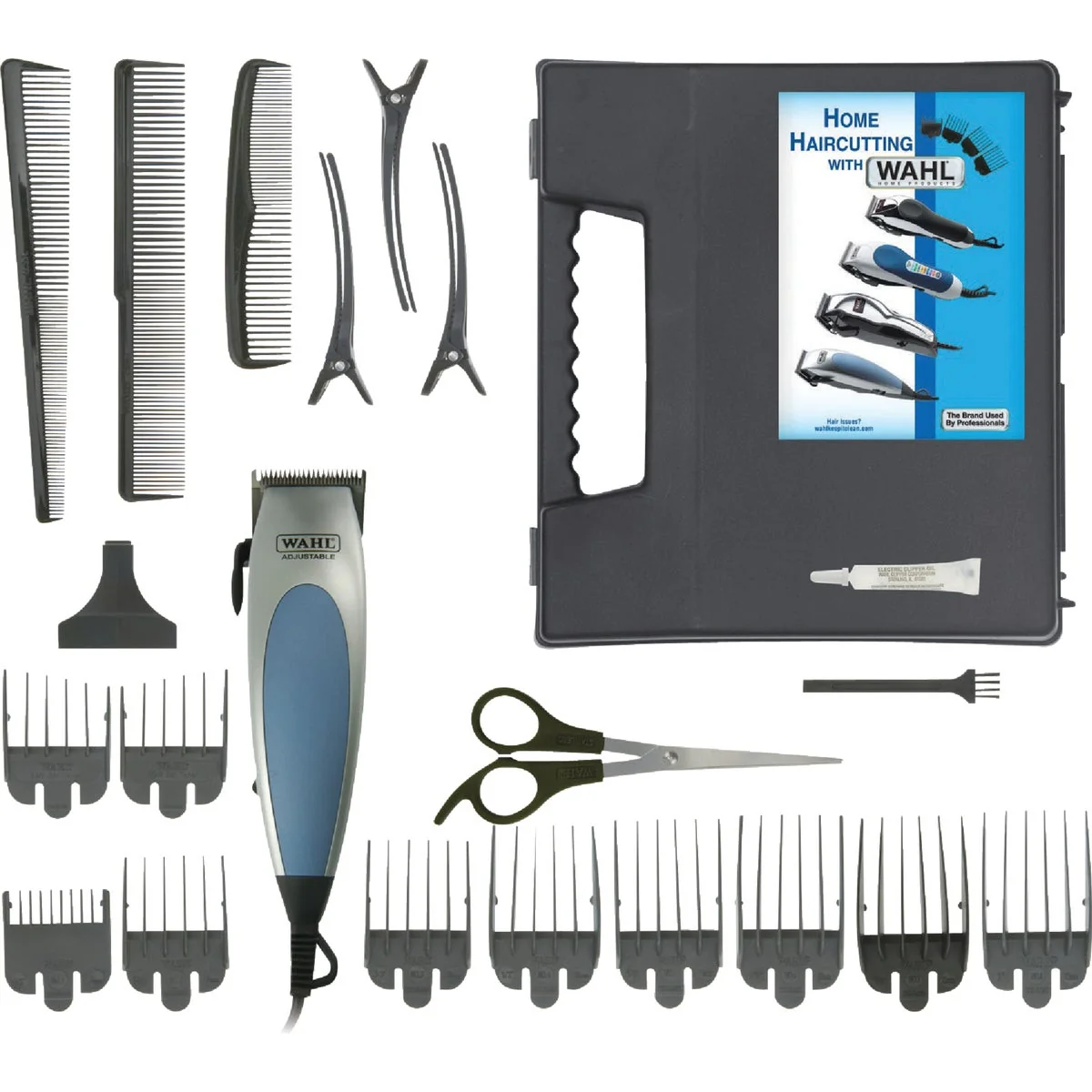 Practical Wahl Adjustable Hair Clipper Set 22-Piece Traditional