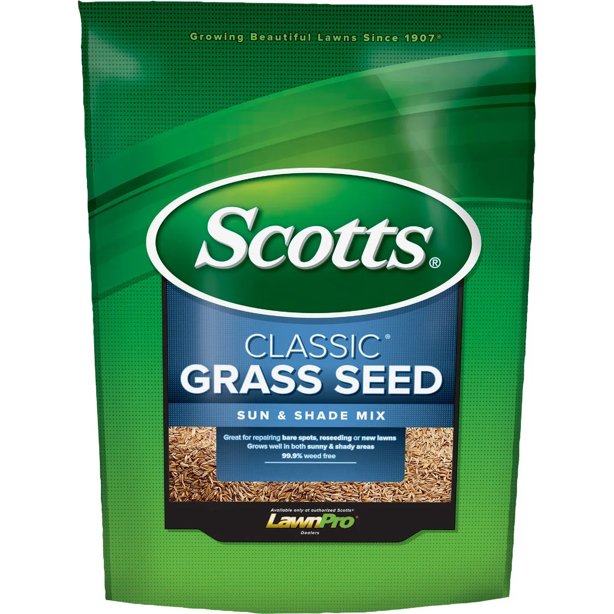 Advanced Scotts Classic 3 Lb. 1200 Sq. Ft. Coverage Sun Shade Grass Seed Optimized
