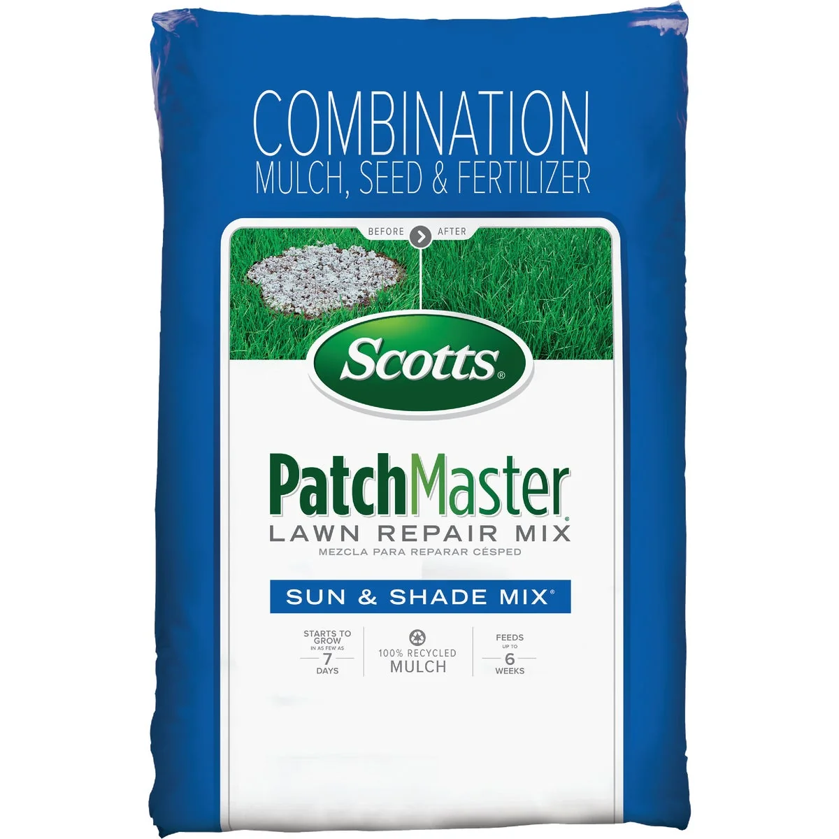 Outstanding Scotts PatchMaster 10 Lb. 145 Sq. Ft. Bare Spot Coverage Sun Shade Grass Patch Repair Minimalist