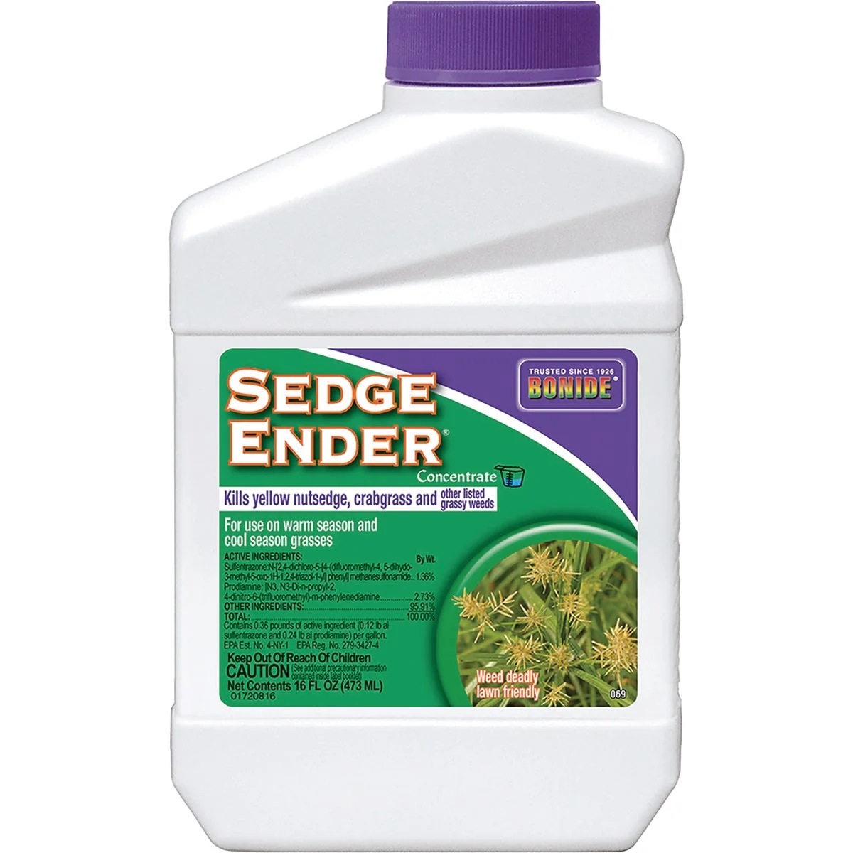 Breathable Bonide Sedge Ender 1 Pt. Concentrate Nutsedge Crabgrass Killer Solid