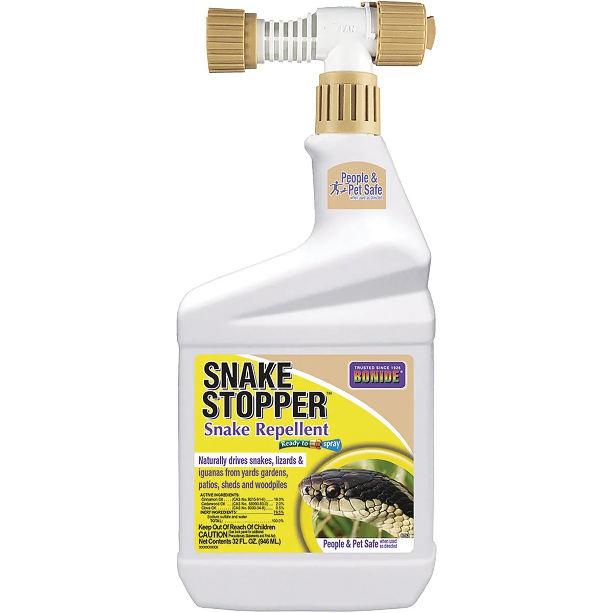 Traditional Bonide Snake Stopper 1 Qt. Ready To Spray Snake Repellent Healthy