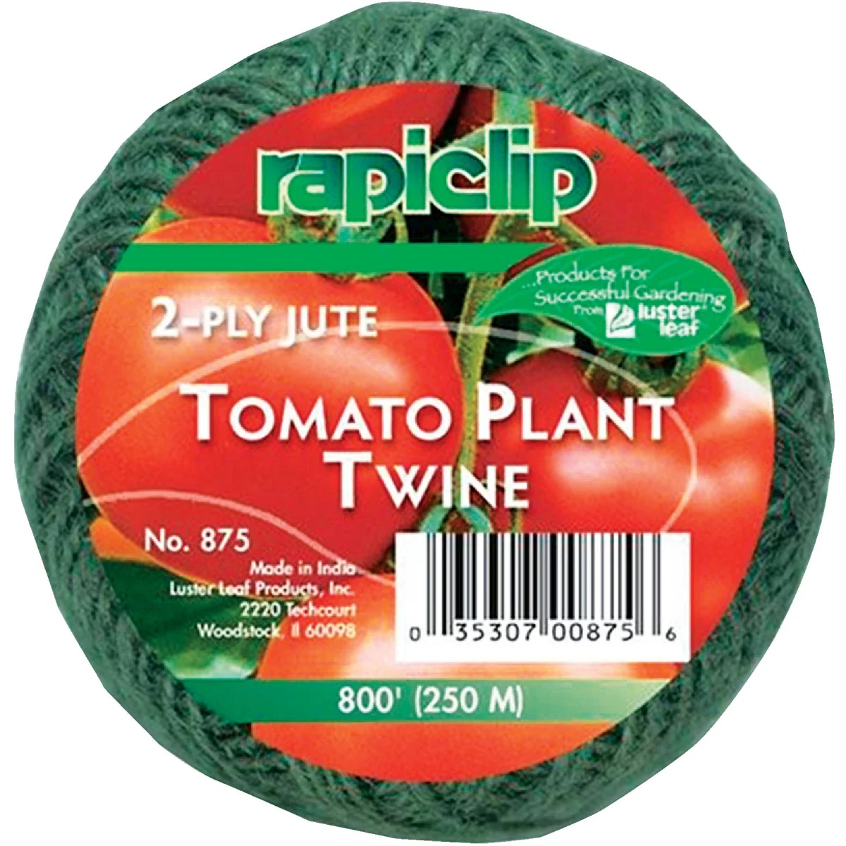Trusted Rapiclip 800 Ft. Green Jute Plant Tie Tomato Twine Advanced