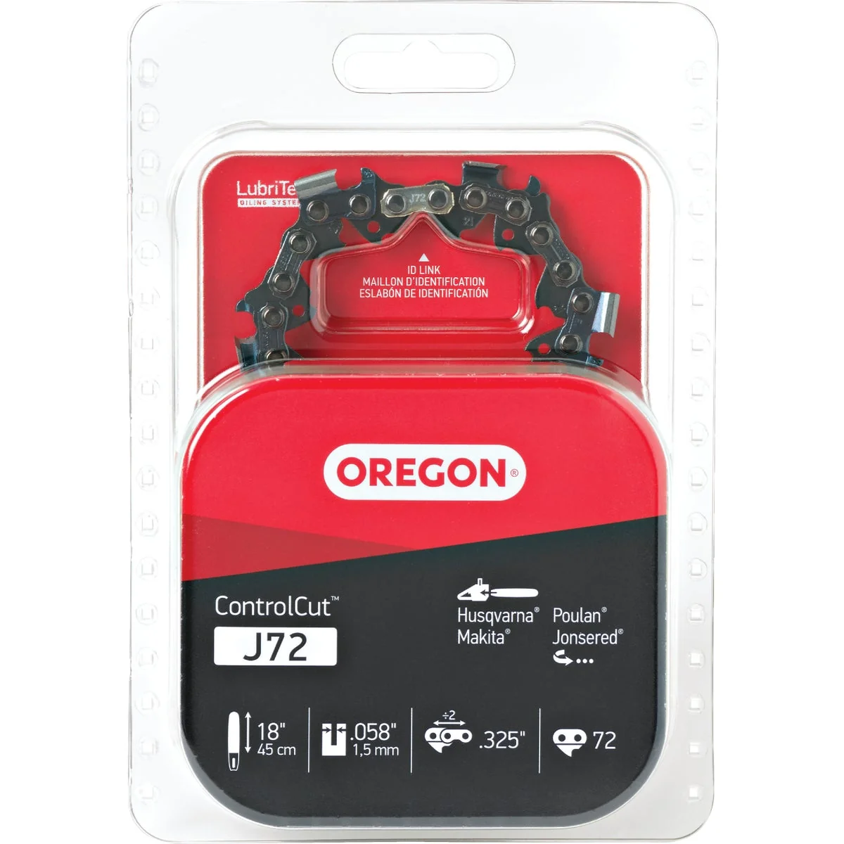 Pure Oregon ControlCut J72 18 In. Chainsaw Chain High-Performance