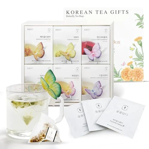 Official Korean Tea Gift Set 18 Count Traditional