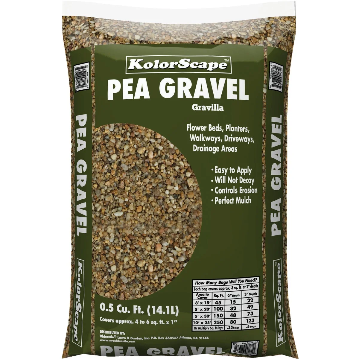 Solid KolorScape 50 Lb. Pea Gravel Responsible
