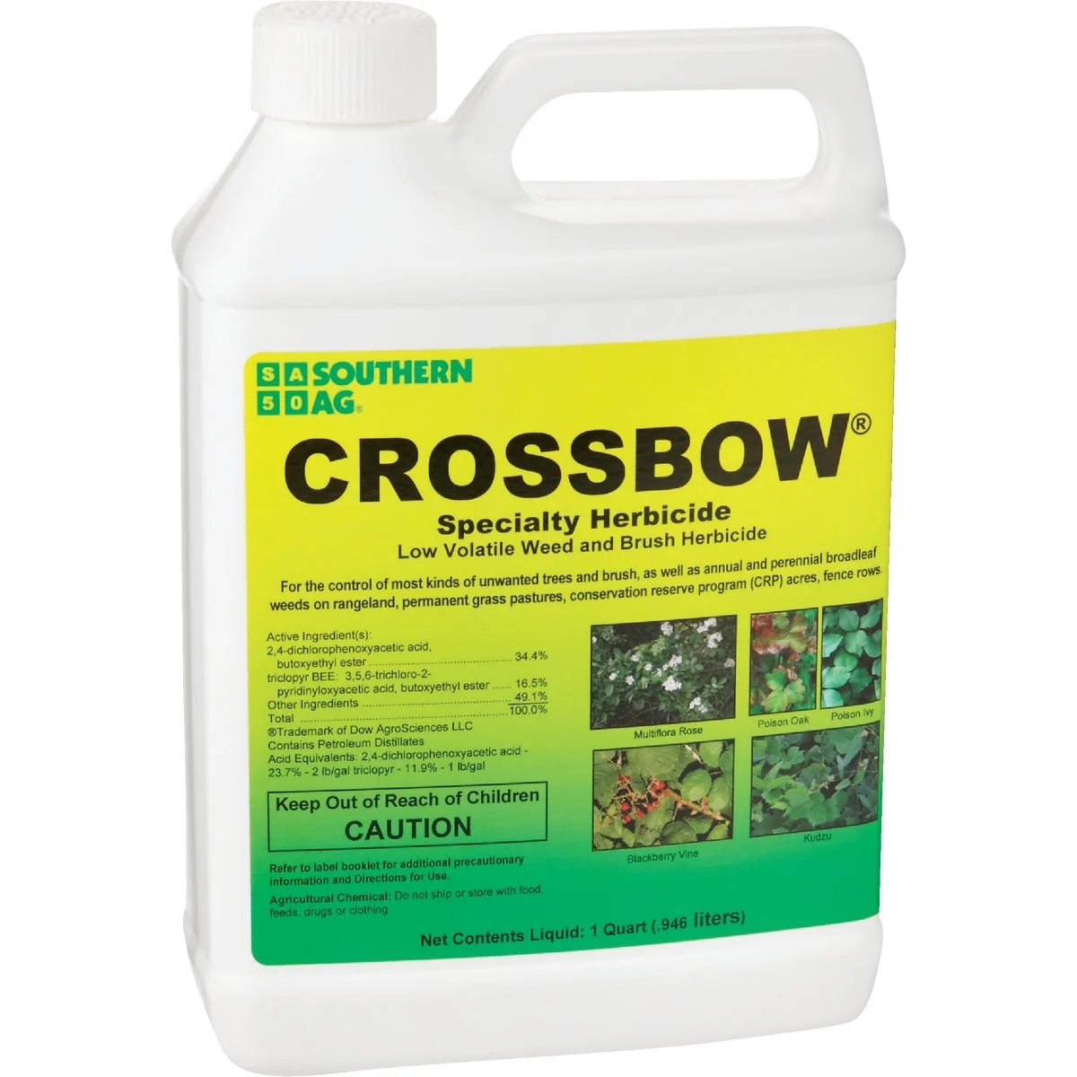 Eco-Friendly Southern Ag Crossbow 1 Qt. Concentrate Brush Weed Killer Consistent