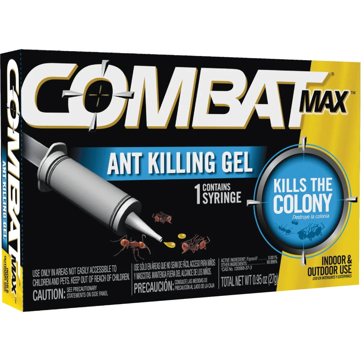 Optimized Combat Max 0.95 Oz. Tube Ant Bait Gel Secure