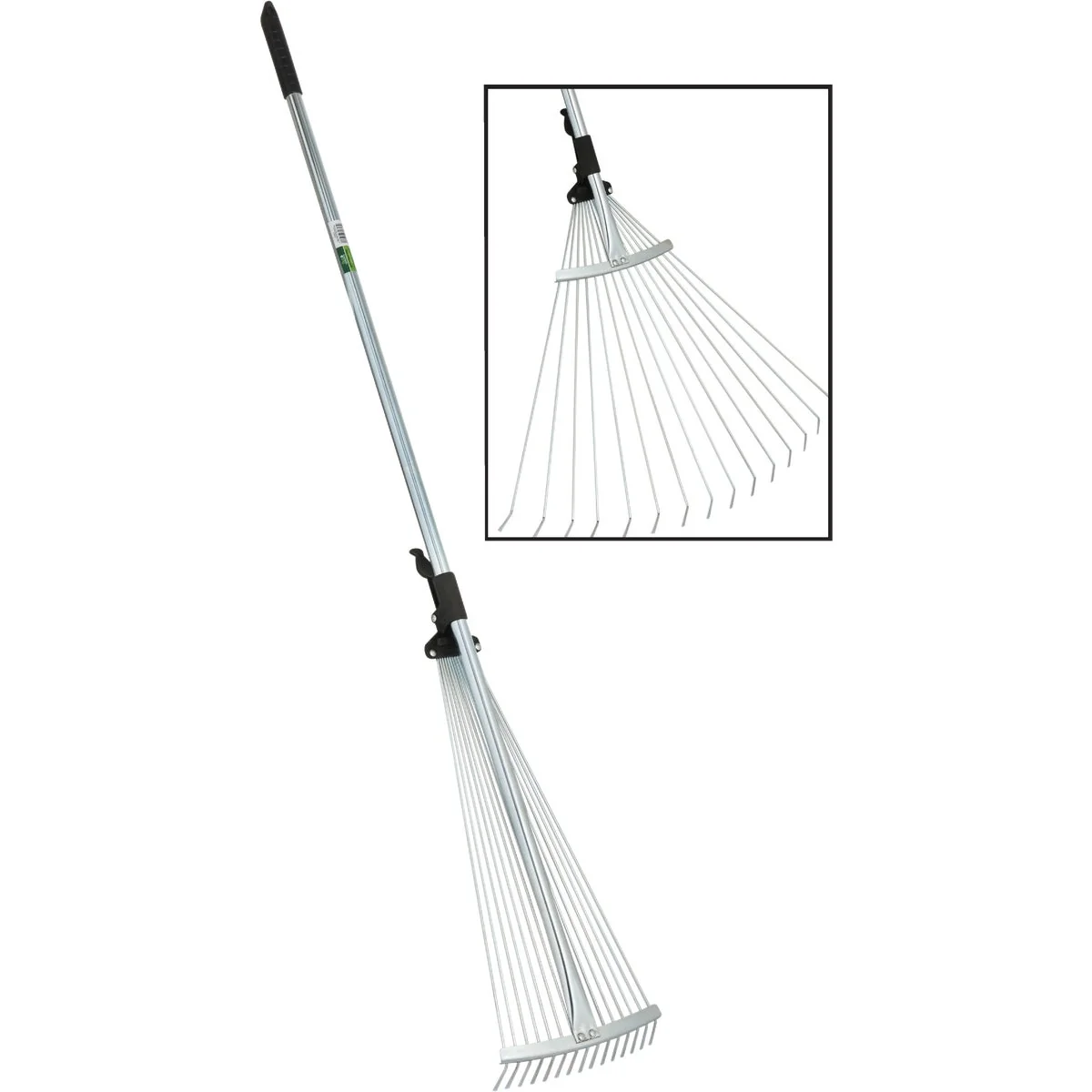 Versatile Garden 25 In. Steel Leaf Rake 15-Tine Exclusive