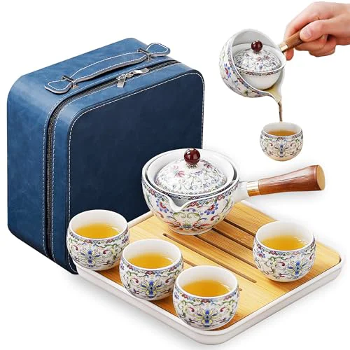 Modern Chinese Tea Set Gongfu Tea Set 4 Count Certified