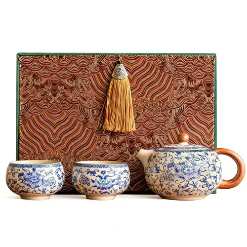 Fine Floral Tea Pot Tea Cup Set Trendy