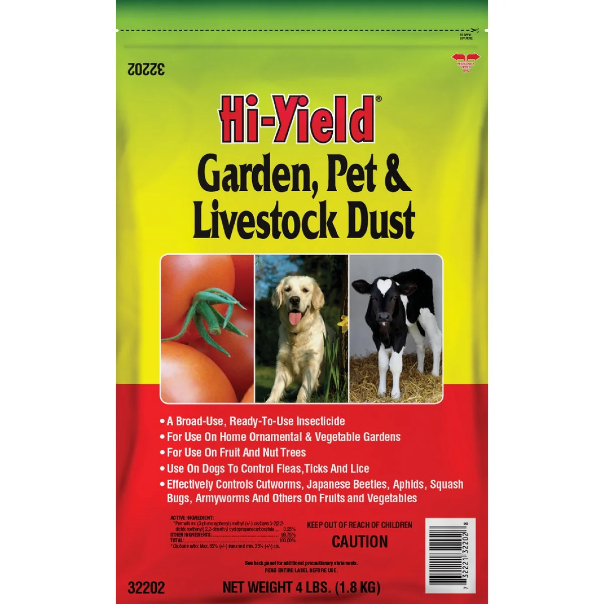 Traditional Hi-Yield 4 Lb. Ready To Use Pet Livestock Garden Dust Insect Killer First-Class