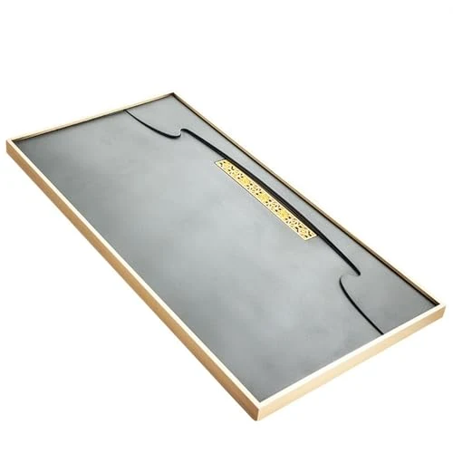 High-Grade Tea Set Natural Ebonite Tea Tray Home Simple Copper Stone Tea Table Size Black Gold Stone Tea Sea Tea Set Tray Chinese Tea Set Contemporary