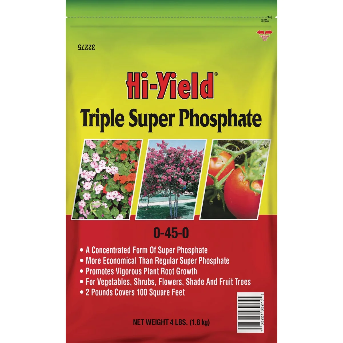 Efficient Hi-Yield 4 Lb. 0-45-0 Triple Super Phosphate Dry Plant Food Top-Quality