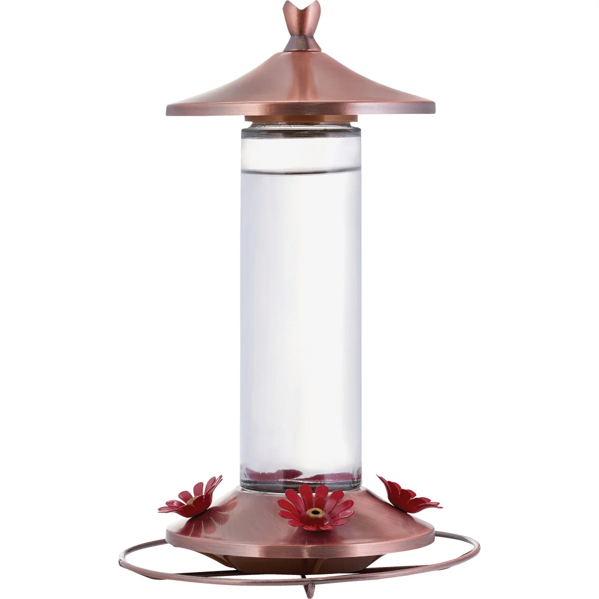 Convenient Perky-Pet Birdscapes 12 Oz. Glass Hummingbird Feeder Sustainable