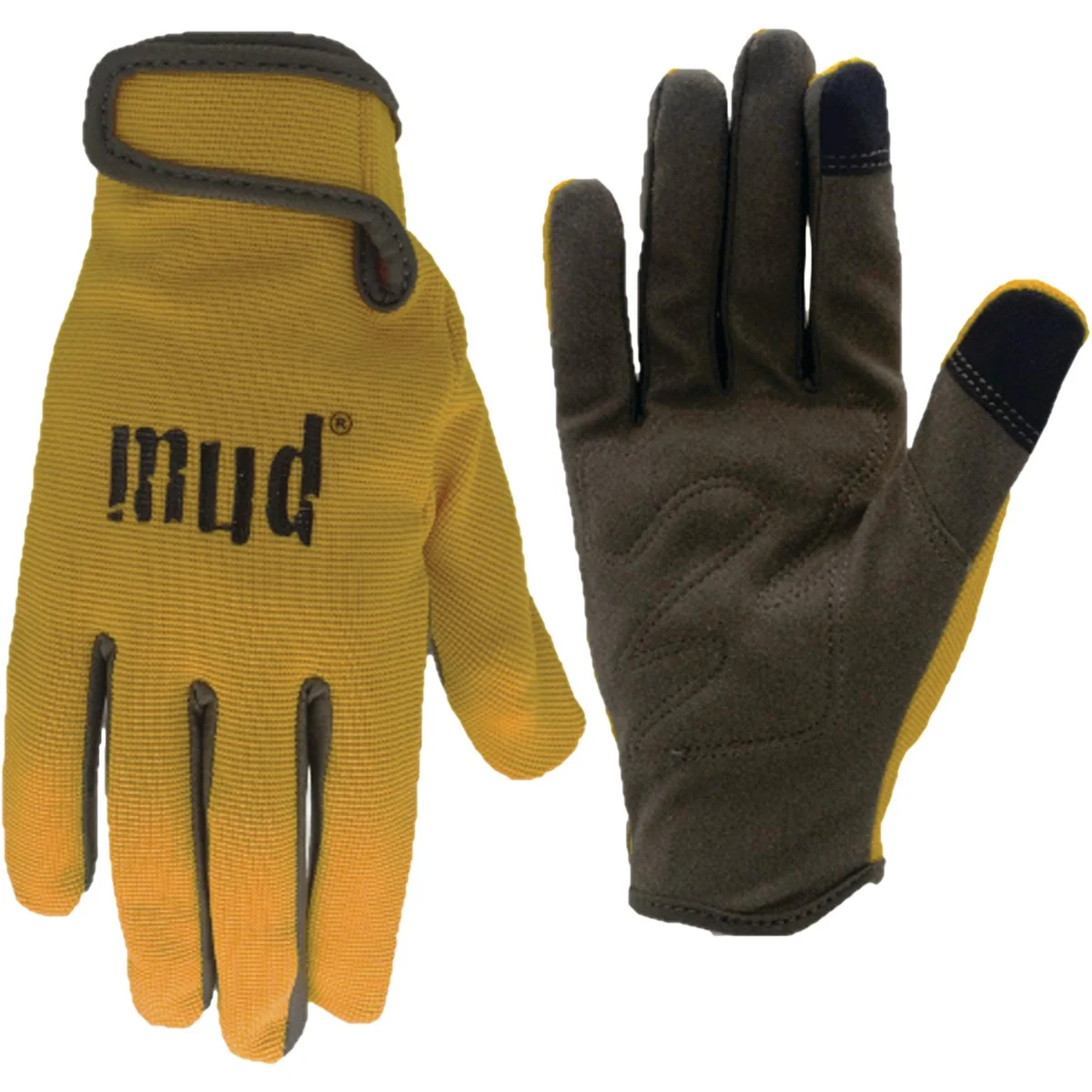 Refined Mud Women's Medium Large Synthetic Leather Saffron Garden Glove Fast