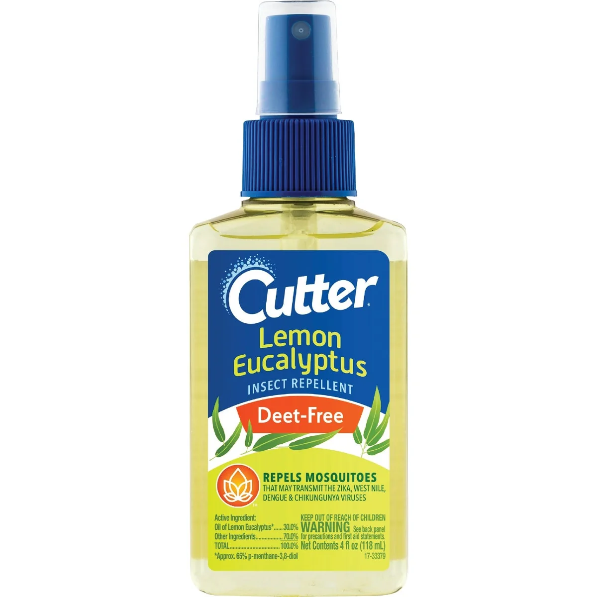 Solid Cutter Lemon Eucalyptus 4 Oz. Insect Repellent Pump Spray Quality