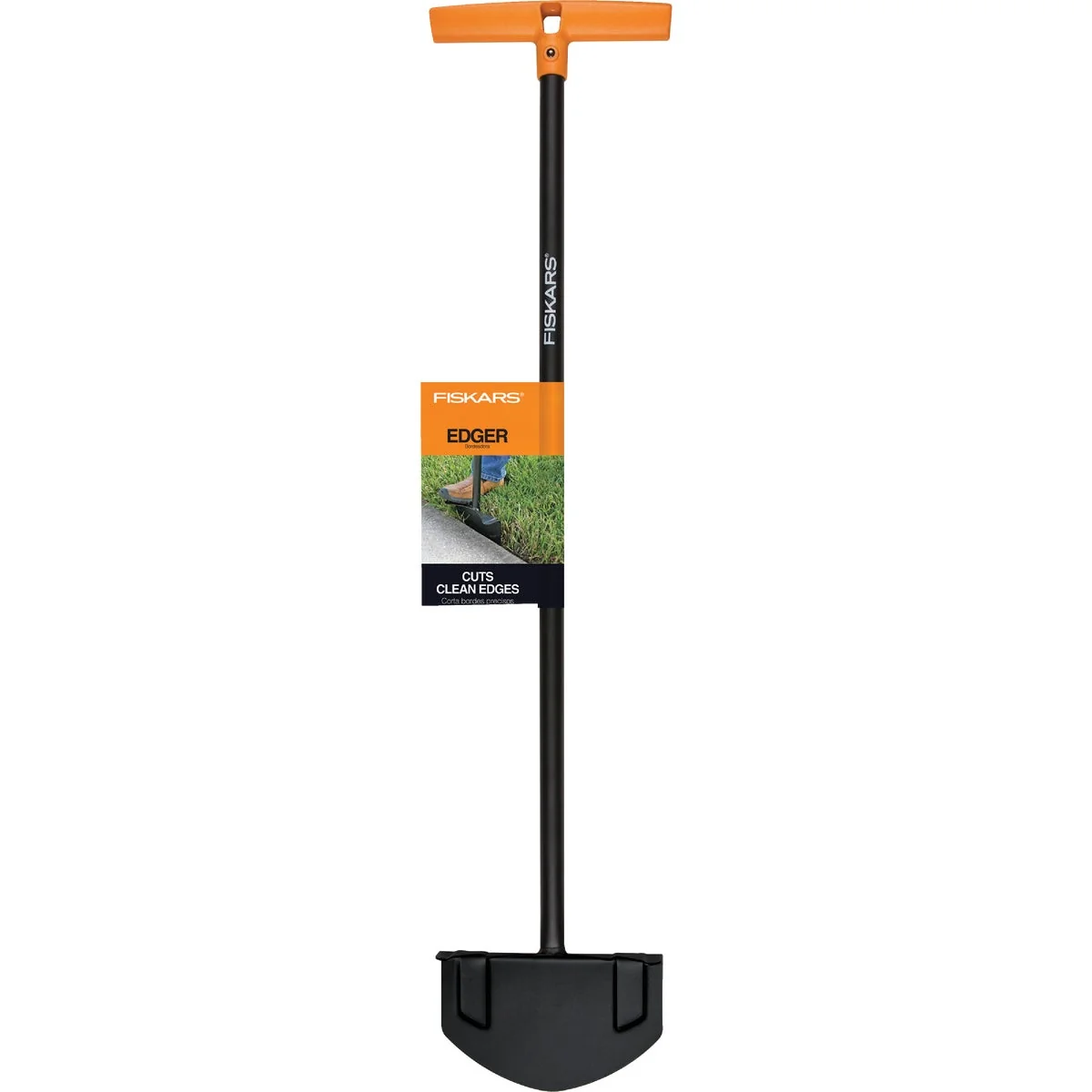 Environmentally Friendly Fiskars 38.5 In. Steel Handle Manual Lawn Edger Traditional