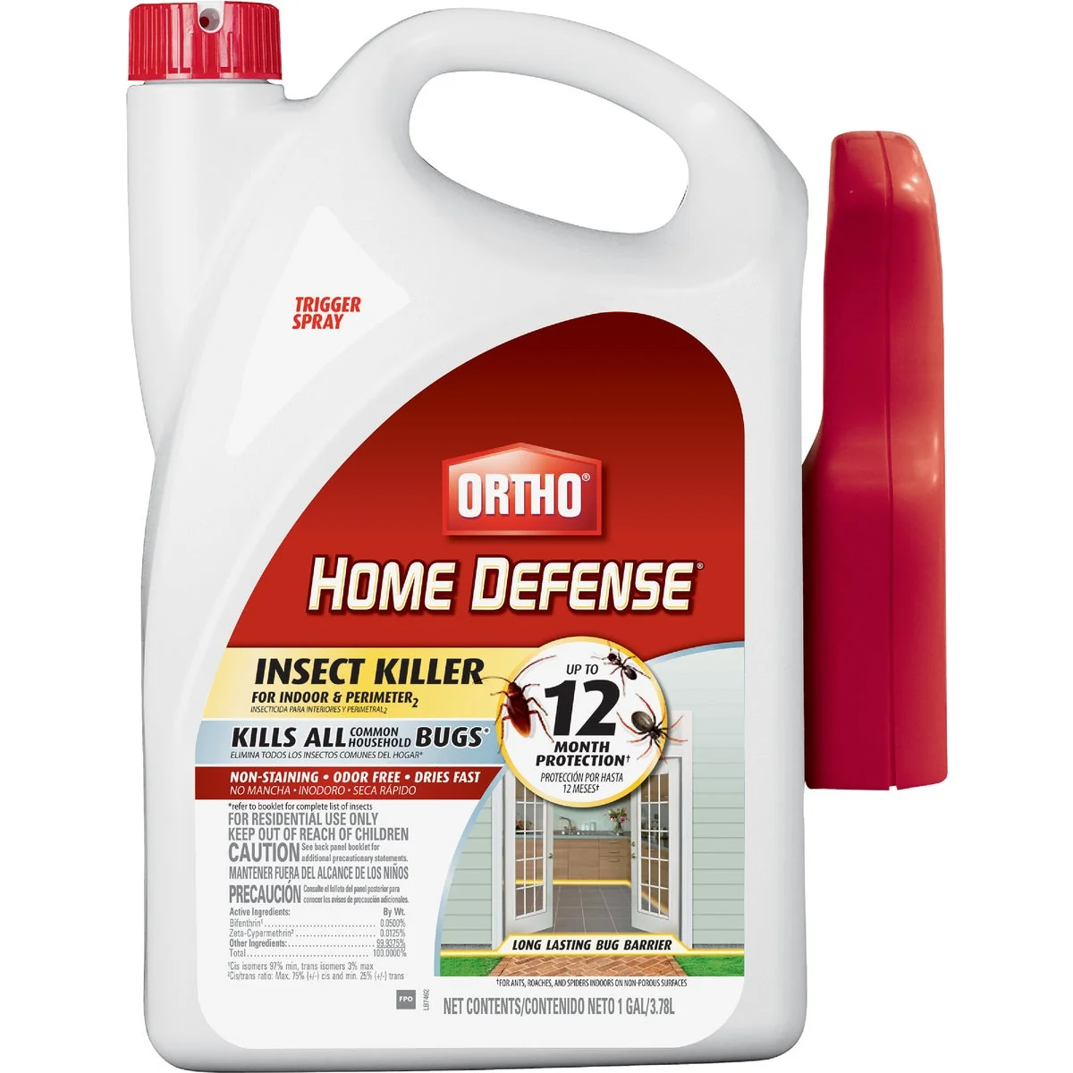 Verified Ortho Home Defense 1 Gal. Ready To Use Trigger Spray Indoor Perimeter Insect Killer Exceptional