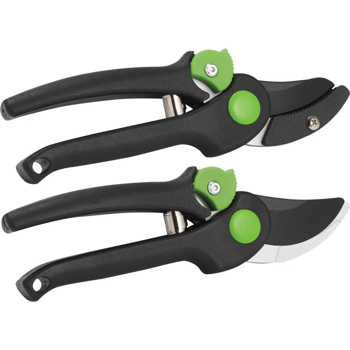 Solid Garden 8 In. Bypass Pruner 7-1 2 In. Anvil Pruner Set High-Grade