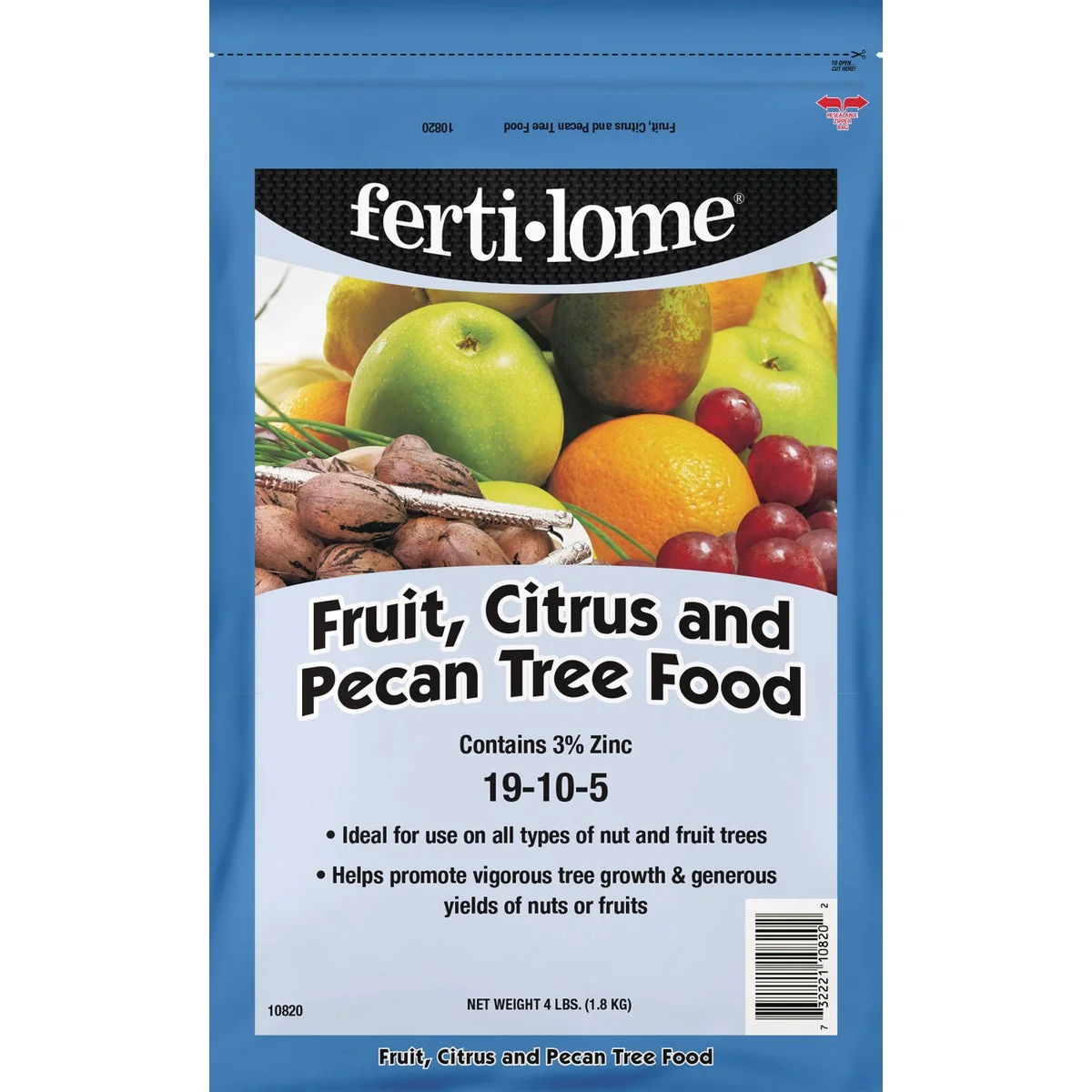 Responsible Ferti-lome 4 Lb. 19-10-5 Fruit Citrus Pecan Tree Shrub Fertilizer Breathable