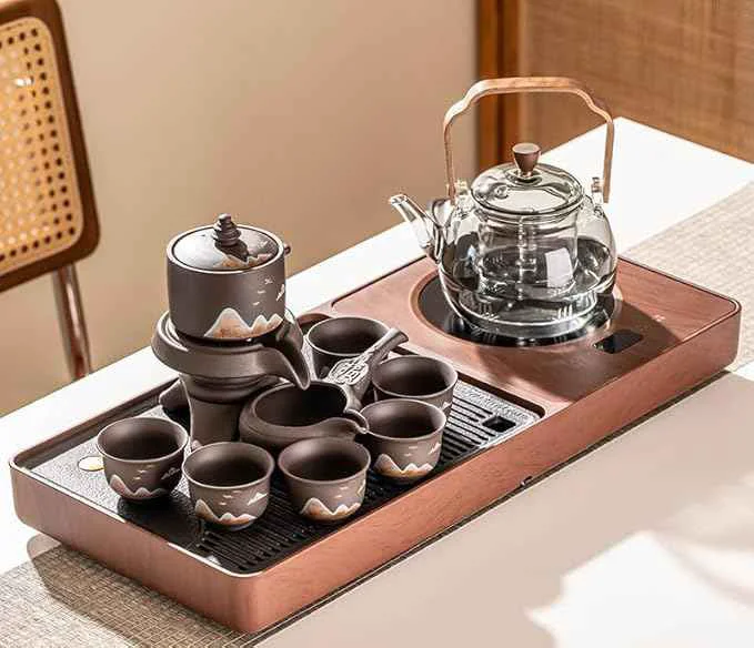 Casual Fully Automatic Tea Tray Set Electric Kettle and Brewing Station-suit11 Expertly Made