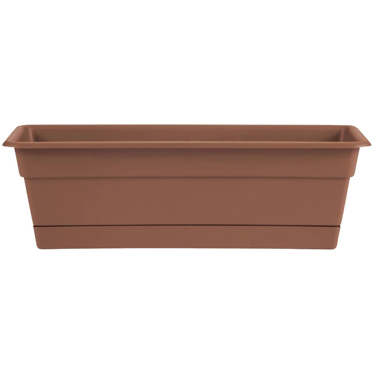 Healthy Bloem Dura Cotta 24 In. Plastic Terra Cotta Flower Box Dependable