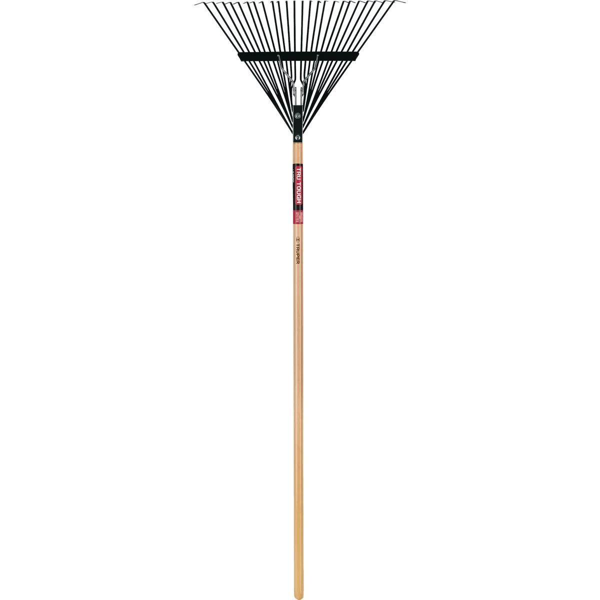 Authentic Truper Tru Tough 24 In. Steel Leaf Rake 24-Tine Flexible