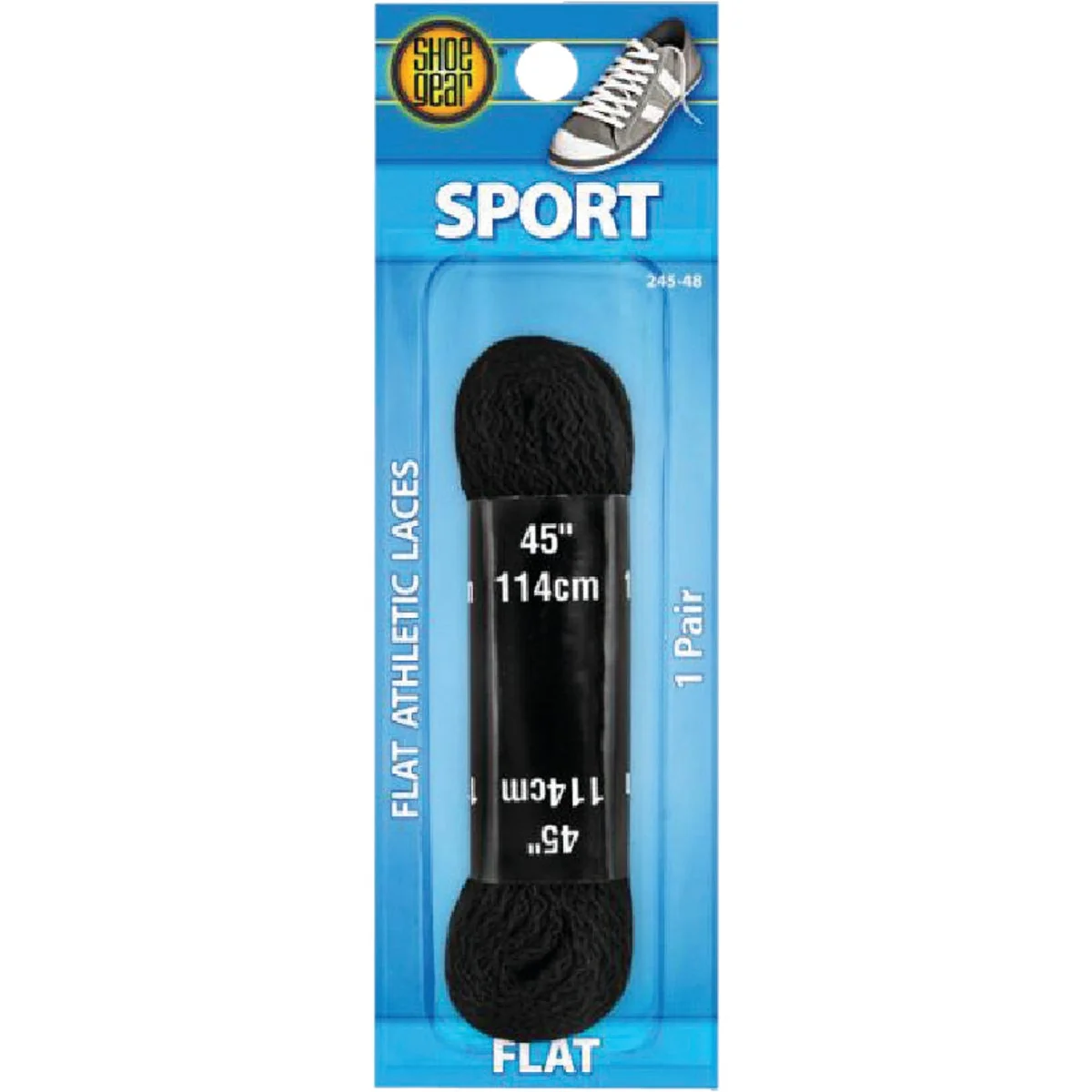 Fine Shoe Gear Athletic Flat 45 In. Athletic Laces Flexible