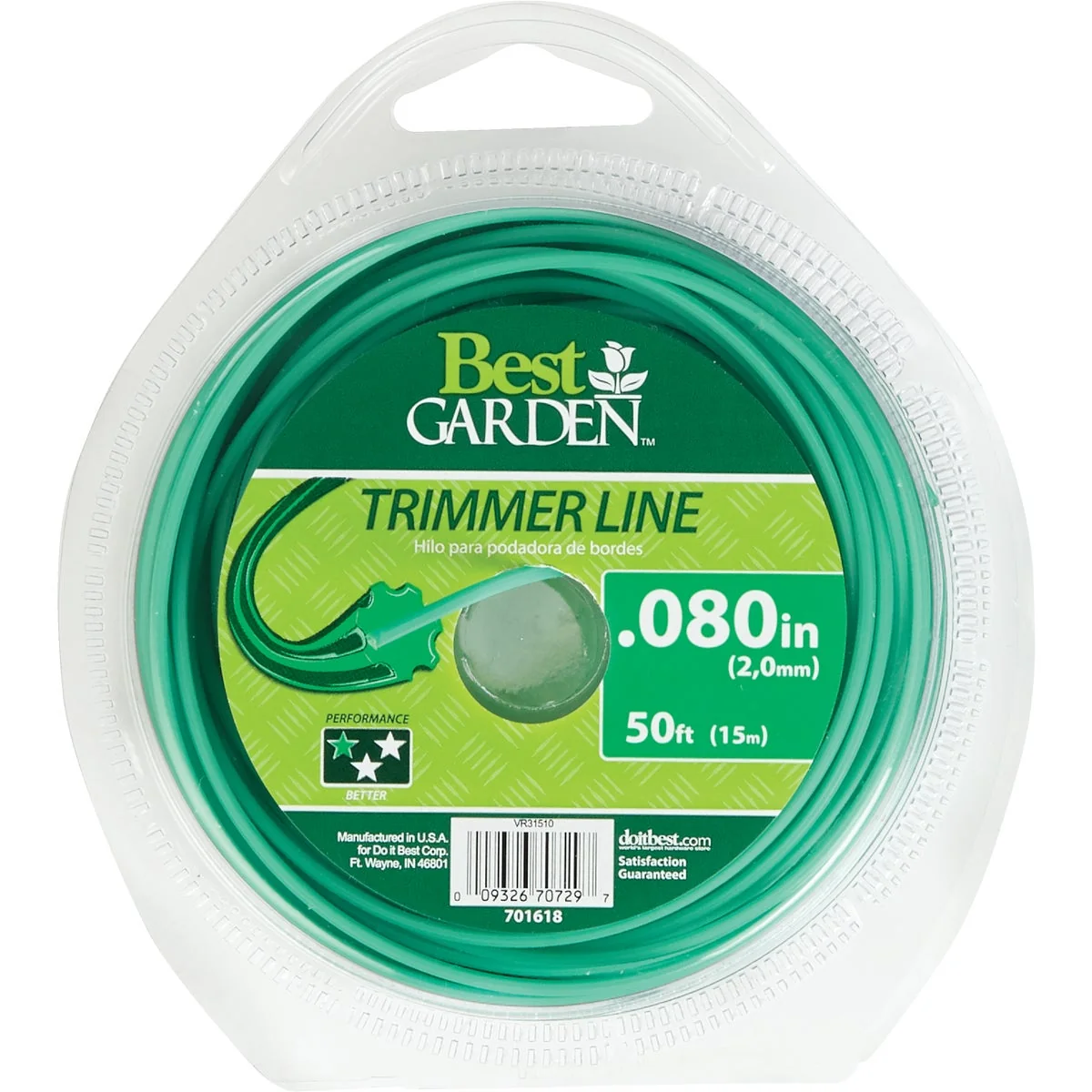 Trusted Garden 0.080 In. x 50 Ft. Round Trimmer Line Official