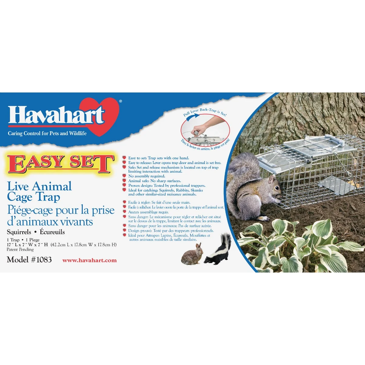 Certified Havahart Easy Set Galvanized Steel 17 In. Live Squirrel Trap High-Grade
