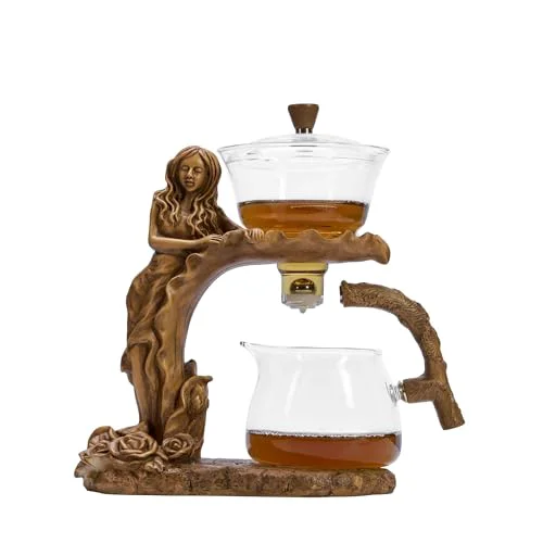 Enhanced Glass Teapot Set with Infuser Semi Automatic Tea Set Teapot Consistent