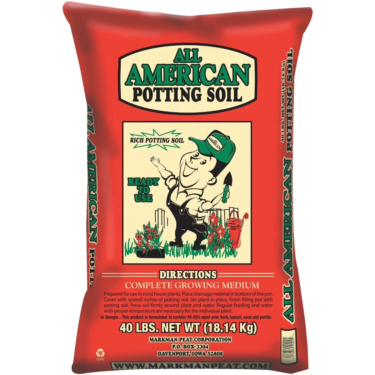 Outstanding All American 40 Lb. All Purpose Potting Soil Efficient