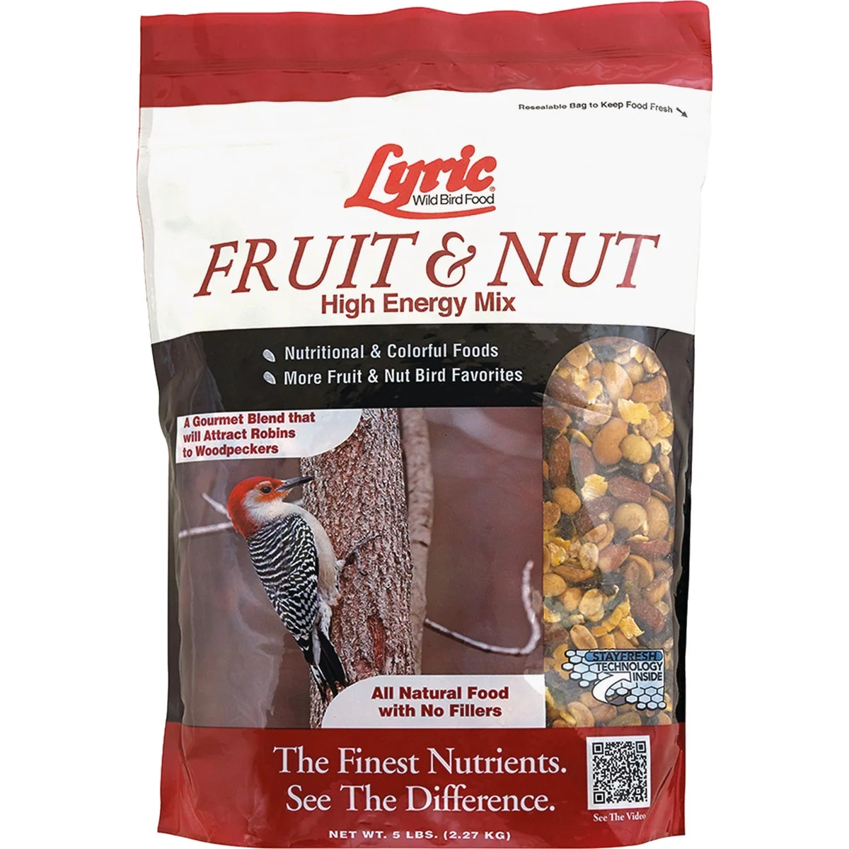 Practical Lyric 5 Lb. Fruit Nut High Energy Wild Bird Mix Minimalist