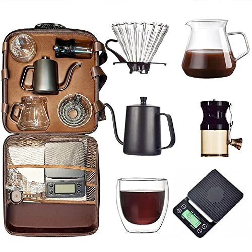 Natural All in One Travel and Camping Coffee Makers Set Healthy