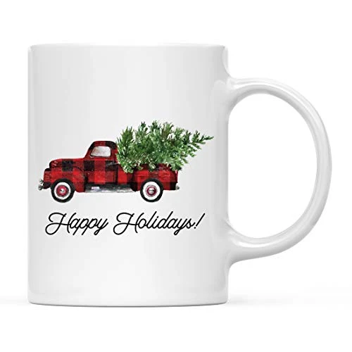 Artisan Christmas Winter Holiday 11oz. Coffee Mug Sustainable