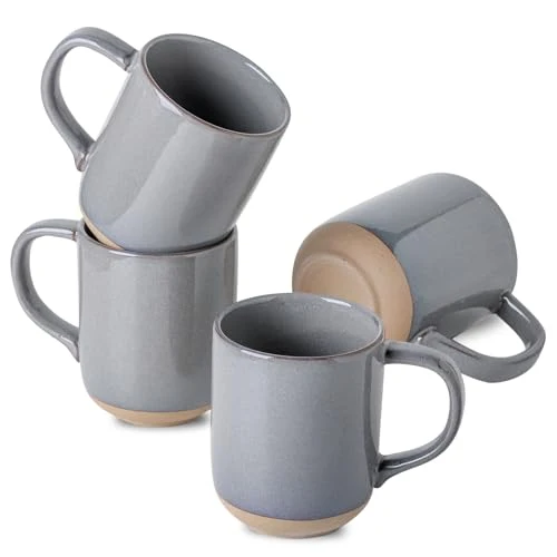 Optimized Ceramic Coffee Mugs Set of 4 4 Count Detailed