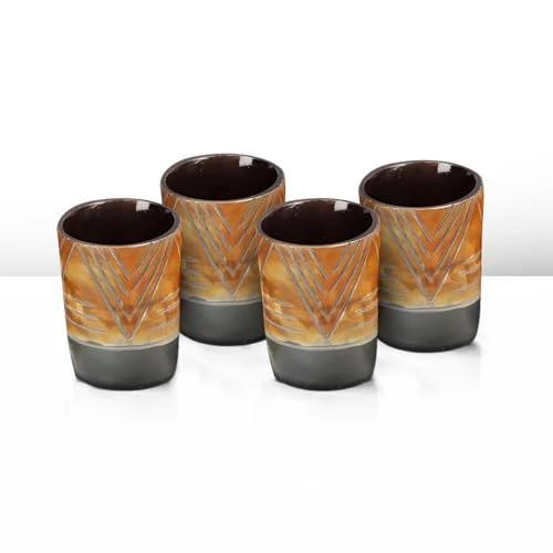 Original Viking Horn Shot Glasses Set of 4 4 Count Fine Crafted