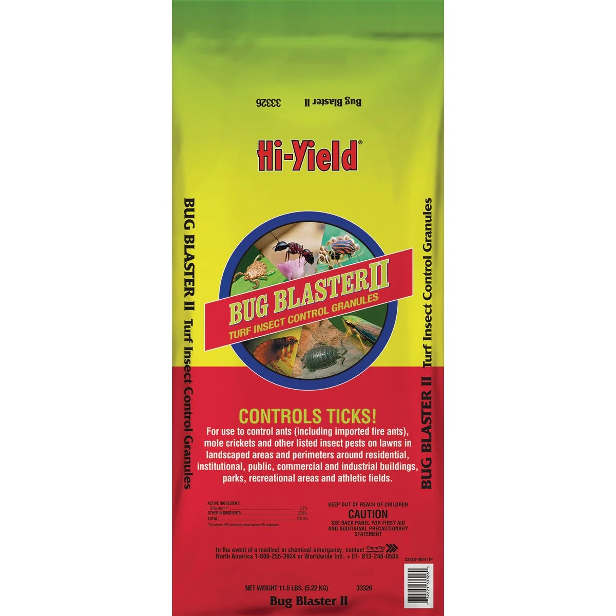 Natural Hi-Yield Bug Blaster II 11.5 Lb. Ready To Use Granules Insect Killer Convenient