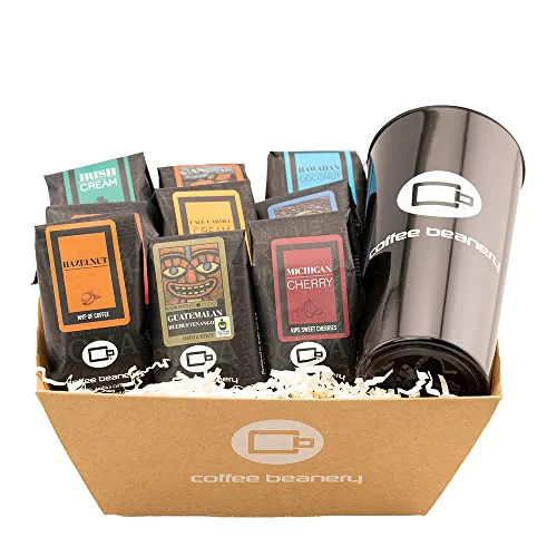 Durable Specialty Coffee Gift Basket with Mug 14 Ounce Luxury