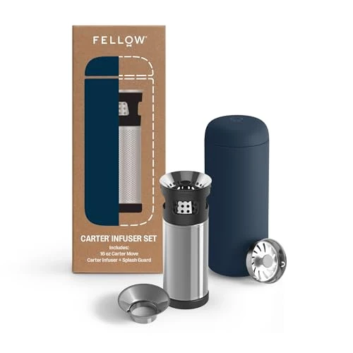 Flexible Carter Tea Infuser for Loose Leaf Tea and Cold Brew 16 Fl Oz Secure