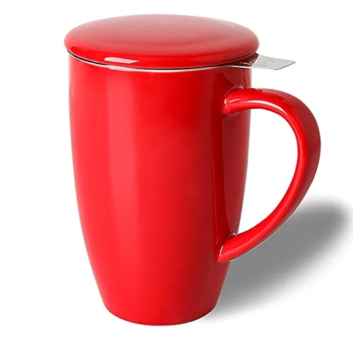 Eco-Friendly Sweejar Porcelain Tea Infuser Mug with Lid Refined