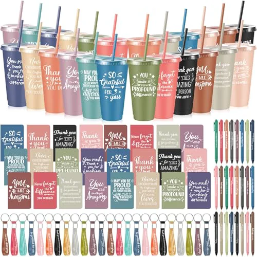 Natural 24 Sets 96 Pcs Appreciation Gifts 96 Count Breathable