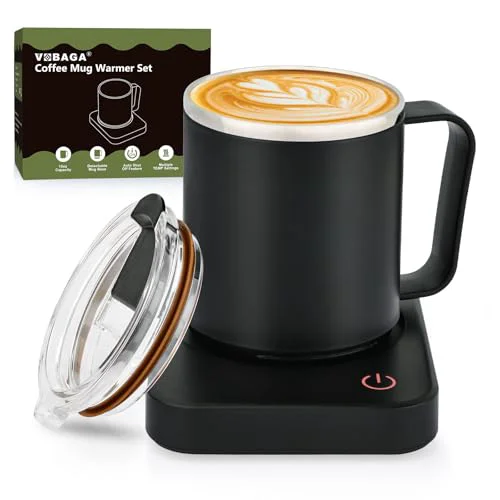 Original Coffee Mug Warmer Set with Auto Shut Off 2 Count Powerful