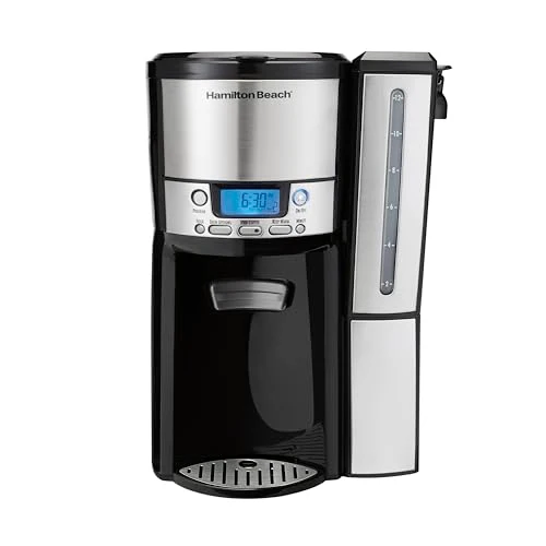 Smart One Press Programmable Dispensing 12 Cup Coffee Maker with Internal Coffee Pot Responsible