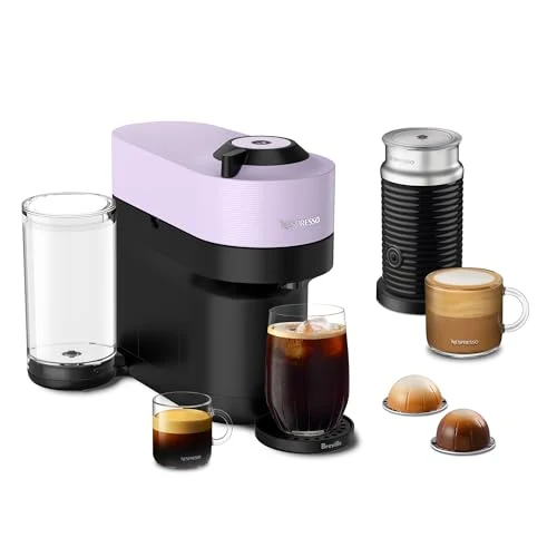 Certified Vertuo Pop Coffee Machine with Milk Frother Natural