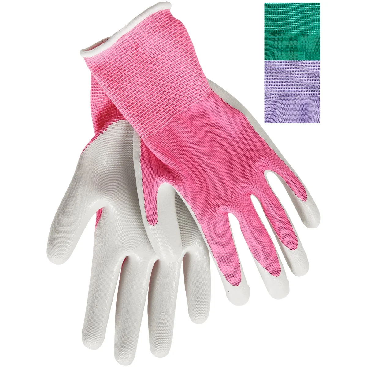 Crafted Garden Accent Women's 1 Size Fits All Nitrile Coated Garden Glove Top-Quality