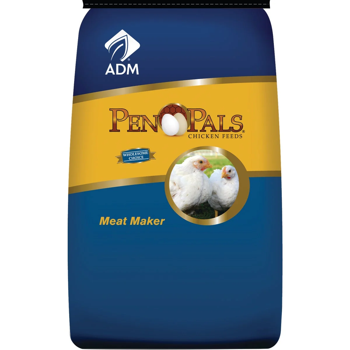 Classic ADM Pen Pals 50 Lb. Meat Maker Chicken Feed Reliable