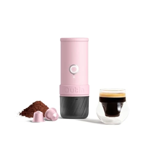 Reusable Mino Portable Electric Espresso Machine for Travel with Self Long-Lasting