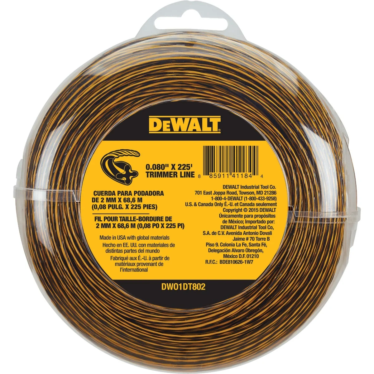 First-Class DeWalt 0.080 In.x 225 Ft. Trimmer Line Detailed